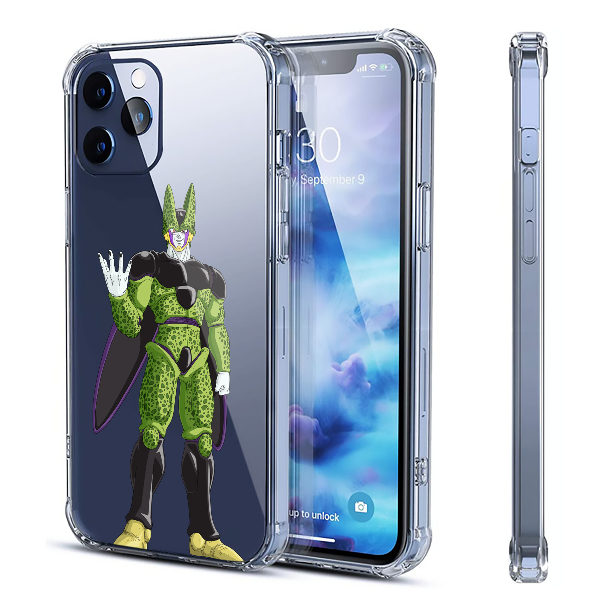 （画像用） ドラゴンボール セル DRAGON BALL Cell 【iPhone 12シリーズ対応】透明スマホケース（クリアソフトケース）